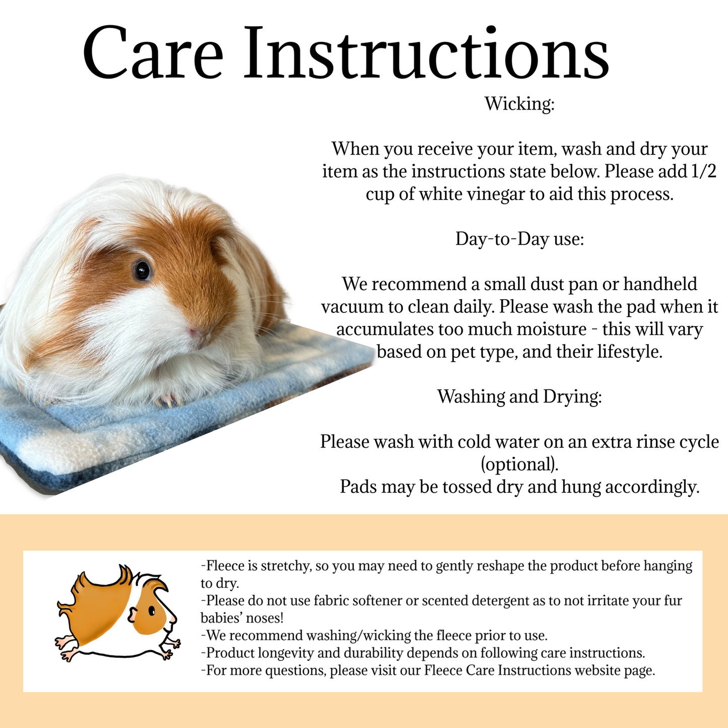 Mystery Pee Pads | Small Pet Reusable Bedding