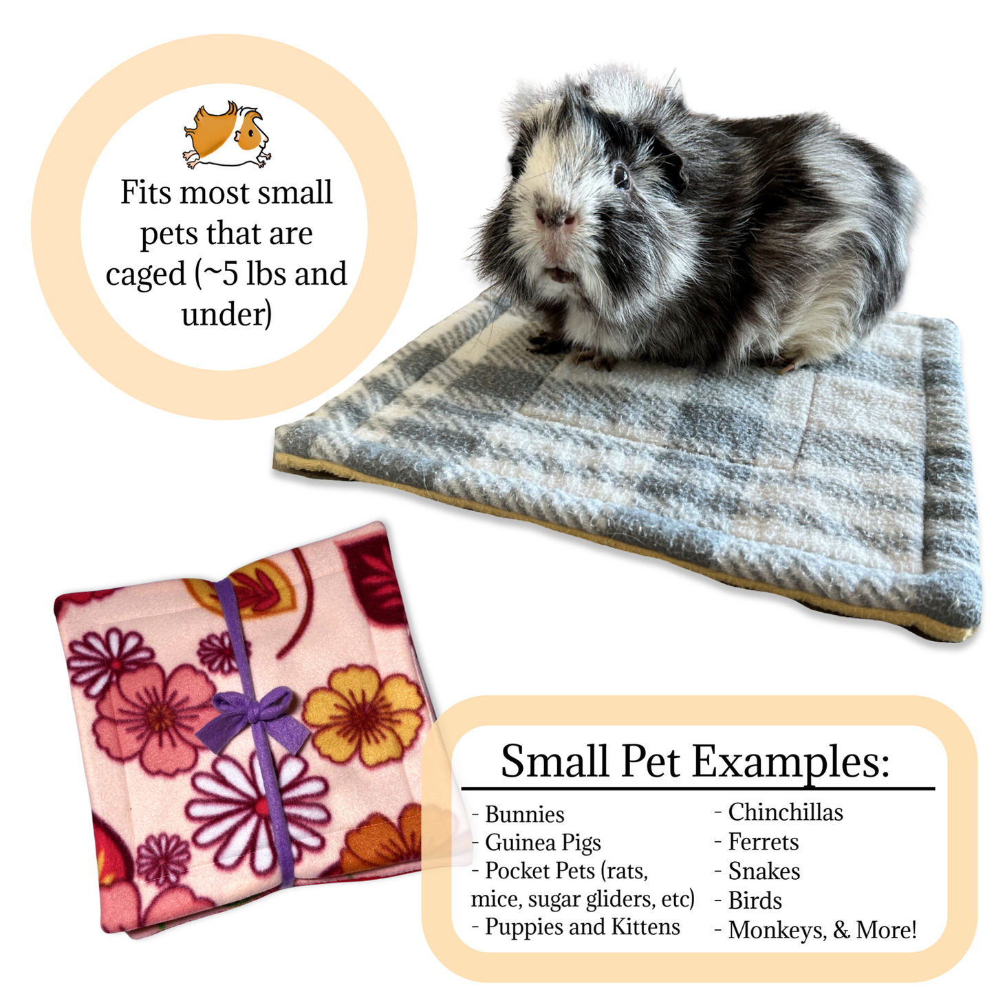 Mystery Pee Pads | Small Pet Reusable Bedding