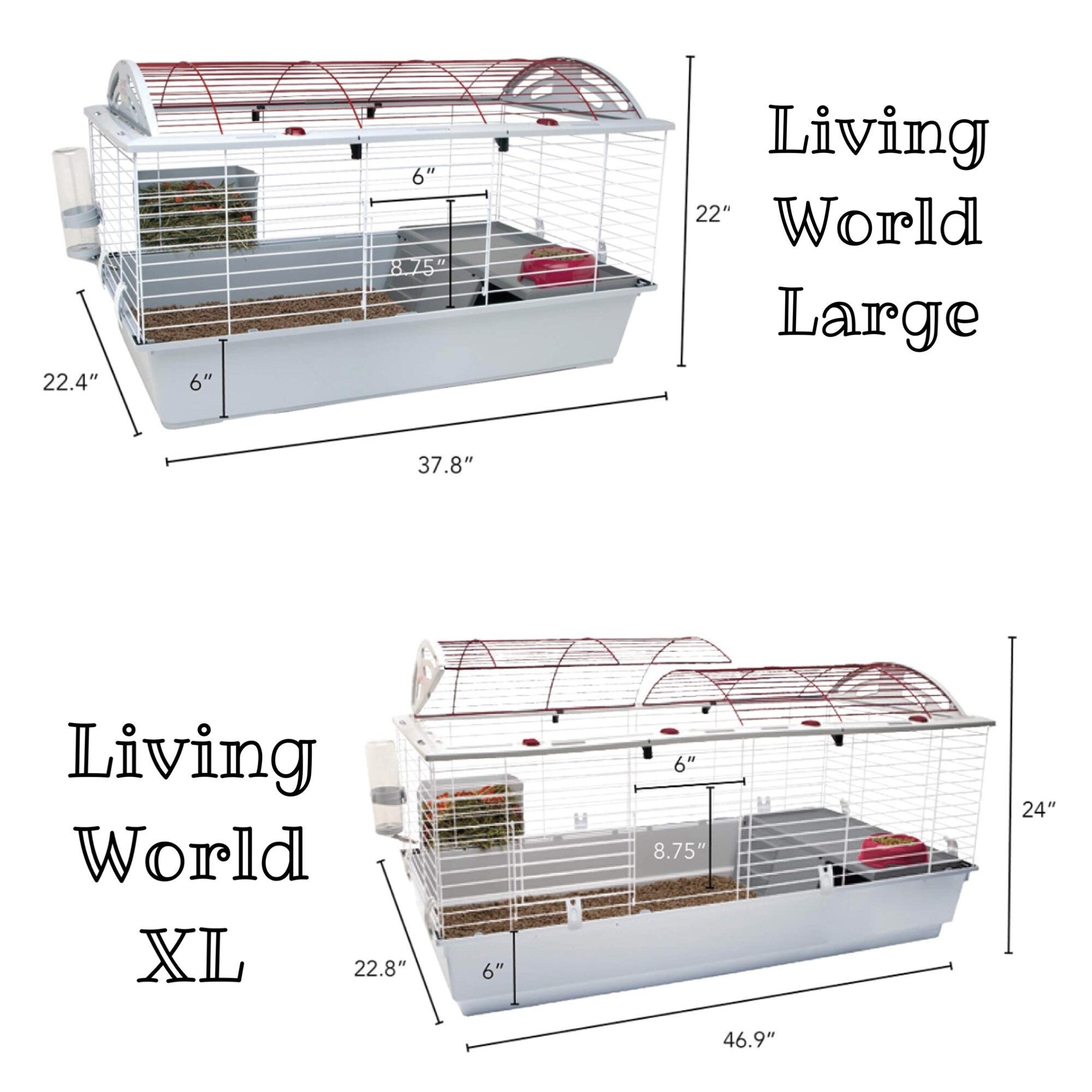 Living World Fleece Cage Liners