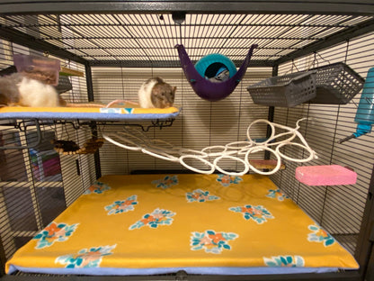 Critter/Ferret Nation PillowCase Fleece Liners | CN/FN Full Sets Reversible, AntiPill [Perfect for Rats, Chinchillas, Ferrets, Hedgehogs]