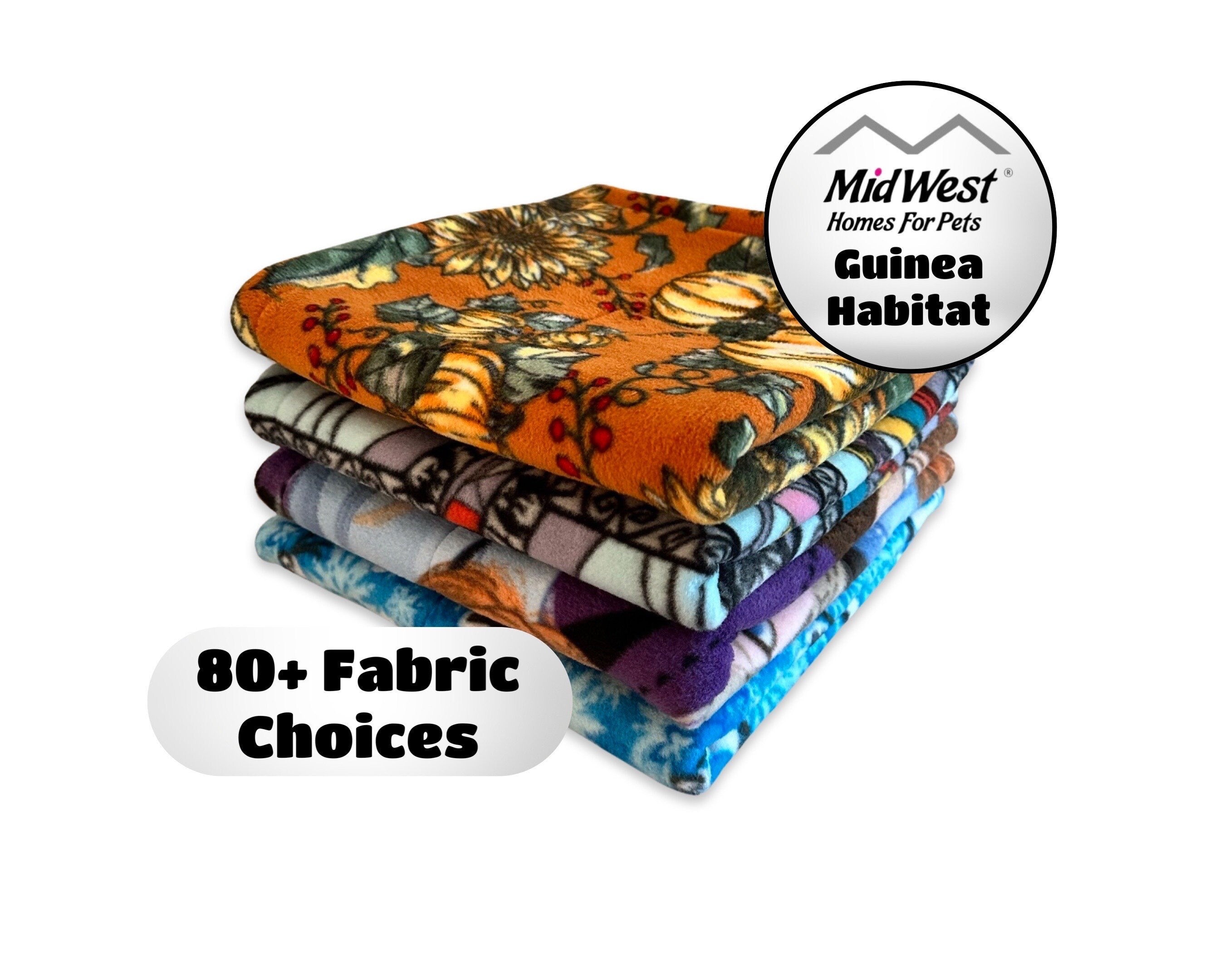 Midwest Guinea Pig Habitat Fleece Cage Liners GallopingGuinea