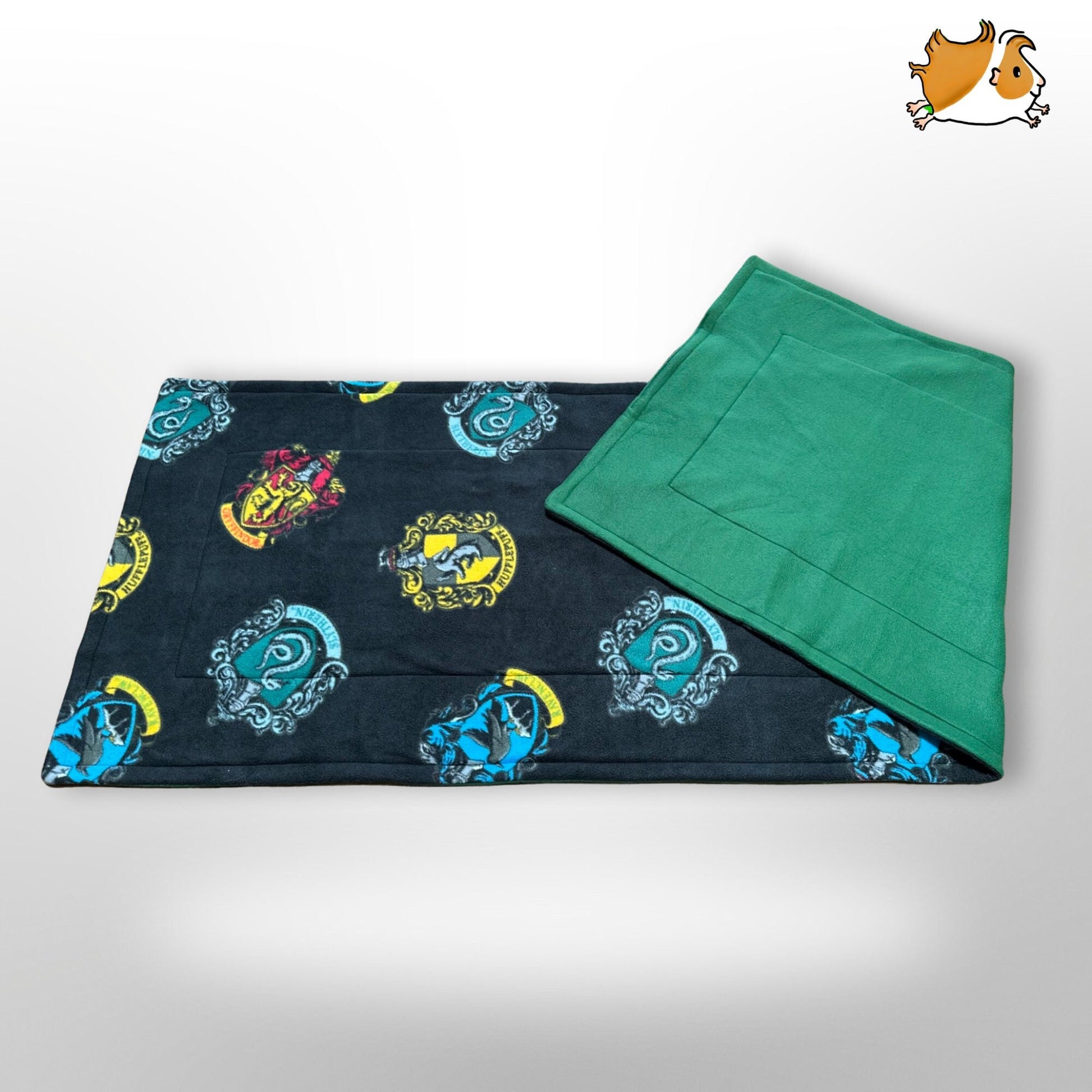 Full Cheeks Fleece Liners, Small Pet Customizable Home Cage | Absorbent Reversible Triple Layer | 42x27 / 41.6x27.5 [Guinea Pigs, Hedgehogs]